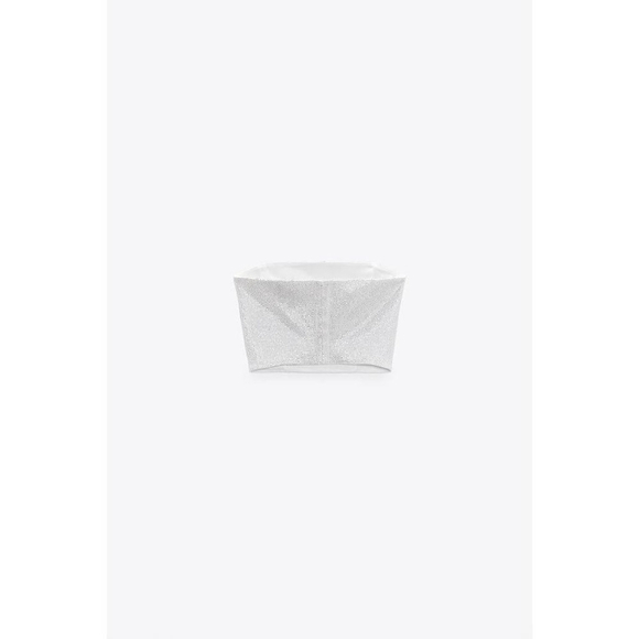 RHINESTONE STRAPLESS TOP - Picture 5 of 8